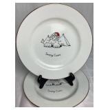 Set of 8 Merry Masterpieces Porcelain Plates 1999 Dayton Hudson