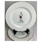Set of 8 Merry Masterpieces Porcelain Plates 1999 Dayton Hudson