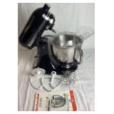 Black KitchenAid Artisan Series 5 Quart Tilt Head Stand Mixer KSM150