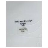 Fitz and Floyd Vegetable Garden Basket Relish Tray and Large Tray, Nutcracker Sweets Cookie Plate and Kringle Santa Claus Cookie Jar