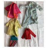 Mattel Barbie 1966 Fair Hair Fancie Doll, 1966 Twist and Turn Barbie, Skipper & Francie Clothes, plus Handmade Clothing