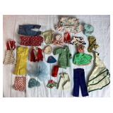 Mattel Barbie 1966 Fair Hair Fancie Doll, 1966 Twist and Turn Barbie, Skipper & Francie Clothes, plus Handmade Clothing