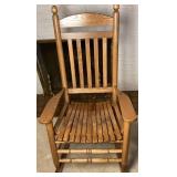 Hardwood Slat Rocking Chair
