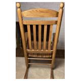 Hardwood Slat Rocking Chair