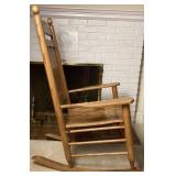 Hardwood Slat Rocking Chair