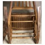 Hardwood Slat Rocking Chair