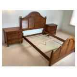 Durham Furniture 3 Pc Bed and Nightstand Set