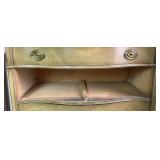 Drexel Mid Century Curved Front 5 Drawer Tallboy Dresser