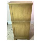 Drexel Mid Century Curved Front 5 Drawer Tallboy Dresser