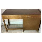 Ethan Allen Heirloom Maple 4 Drawer Writing Desk