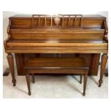 Gulbransen Piano with Piano Bench