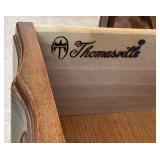 Vintage Thomasville French Provincial Two Piece Lighted Hutch