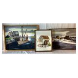 Original Landscapes Artwork by Jesse Bell - 3 Paintings