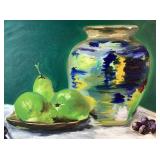 Original Framed Still Life Paintings by Jesse Bell - 2 Paintings