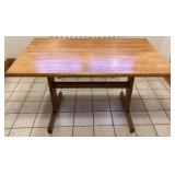 Shaker Style Trestle Table with 4 Bent & Bros Chairs from Gabberts