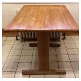 Shaker Style Trestle Table with 4 Bent & Bros Chairs from Gabberts