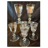 Gold Trimmed Stemware Collection - Tiffin, Murano and Libbey