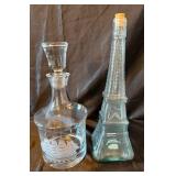 Collection of 5 Glass Decanters