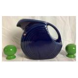 Fiesta Dinnerware Set -6 Dinner Plates, 8 Salad Plates, 7  Saucers, 4 Bowls, 1 Pitcher, 9 Cups, Salt & Pepper Set and 3 Mugs