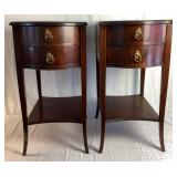 Pair of Vintage Imperial Mahogany End Tables