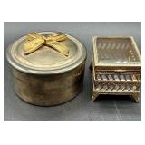 Beautiful Assortment of Vintage Necklaces, Brooches, Rings, Jewelry Boxes and Sequin Collar