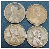 Collection of 124 Lincoln Wheat Cents Pennies