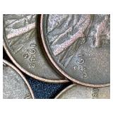 Collection of 124 Lincoln Wheat Cents Pennies