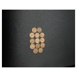 Collection of 124 Lincoln Wheat Cents Pennies