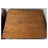 Pair of Ethan Allen Baumritter Heirloom Maple Shutter Door Storage Cabinets