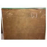 Pair of Ethan Allen Baumritter Heirloom Maple Shutter Door Storage Cabinets