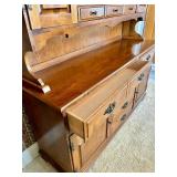 Moosehead Furniture Maple Hutch Cabinet