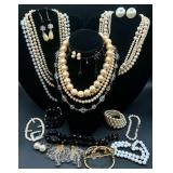 Vintage Glitz and Glam Style Necklaces, Earrings and Bracelets