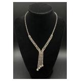 Collection of Rhinestone Necklaces, Earrings and Bracelets