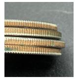 United States Coins - Standing Liberty Quarter, 1942 Jefferson Nickel, Buffalo Nickel and Four Bicentennial Kennedy Half Dollars