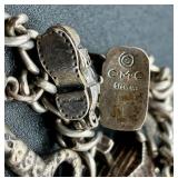 Sterling Silver .925 Rings, Charm Bracelets and 3 Charms