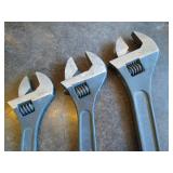 15", 18", and 24" Irwin Crescent Wrenches