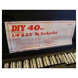 (2) Socket Sets - Metric & Standard
