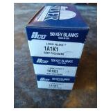 (3) Boxes Ilco Nickel Silver Key Blanks - 1A1K1
