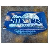 (3) Boxes Ilco Nickel Silver Key Blanks - 1A1M1