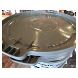 (3) Rubbermaid Brute 44 Gallon Garbage Cans with Lids