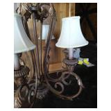 6-Light Antique Bronze Chandelier