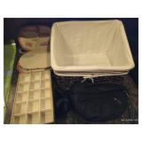 Basket, Belt Bag, & (2) Jewelry Organizers