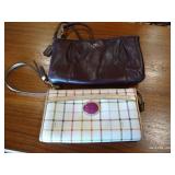 (2) Coach Clutch Bags
