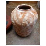(2) Clay/Pottery Pots/Vases