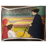 "Hinde-Rywielen Fabriek Amsterdam" Poster