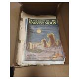 Box of Vintage Piano Sheet Music - Classical, Hymns, Traditional