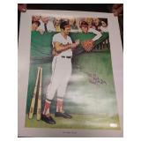 Norman Rockwell Poster Signed by Brooks Robinson