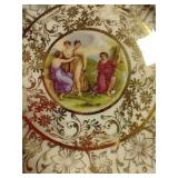 Vintage Hand-Painted Plate from France