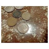 (9) Buffalo Nickels & (4) Wheat Pennies