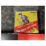 Vintage Player Piano Rolls, Slide Rule, & Abbott & Costello 8MM